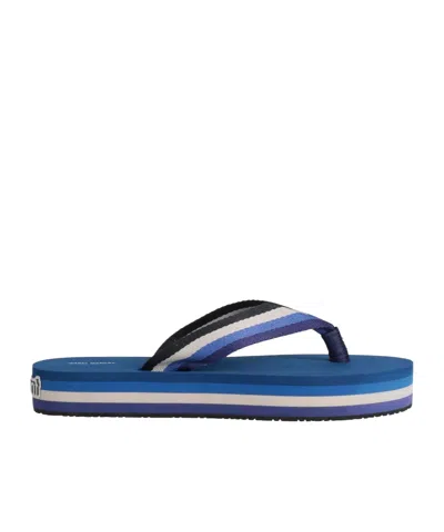 Isabel Marant Multicolor Flip Flops In Blue