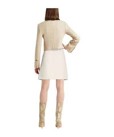 Max Mara Mini Skirts In Neutral