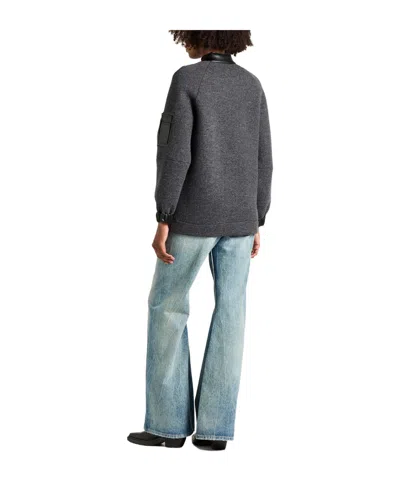 Max Mara Bomber Jackets In Gray
