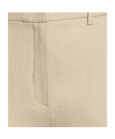 Weekend Max Mara Solid Color Versatile Minimalist Flared Casual Trousers In Neutral