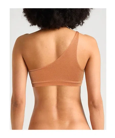Max Mara One-shoulder Bikini In Orange