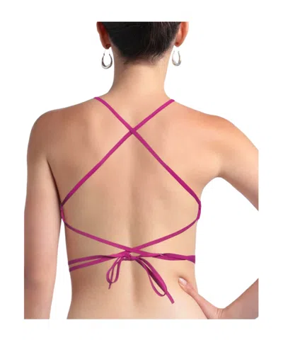 Isabel Marant Triangle Bikini Top In Pink