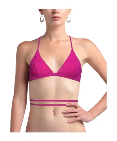 Isabel Marant Triangle Bikini Top In Pink
