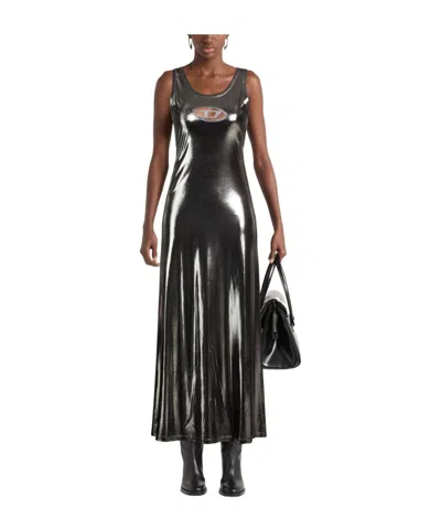 Diesel Long Dresses In Black