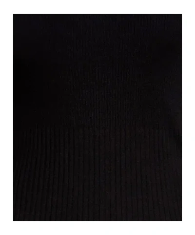 Max Mara Lightweight Solid Knit Sweater In Black