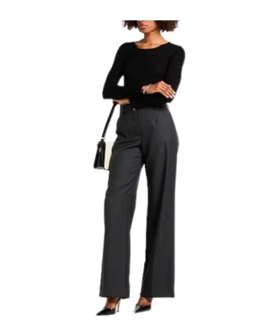 Max Mara Lightweight Solid Knit Sweater In Black