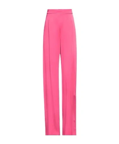 Max Mara Simple Straight-leg Pants In Pink
