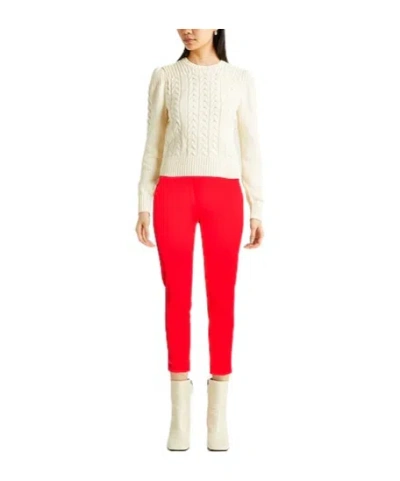 Max Mara Fitted Stretch Cropped Trousers In Multi