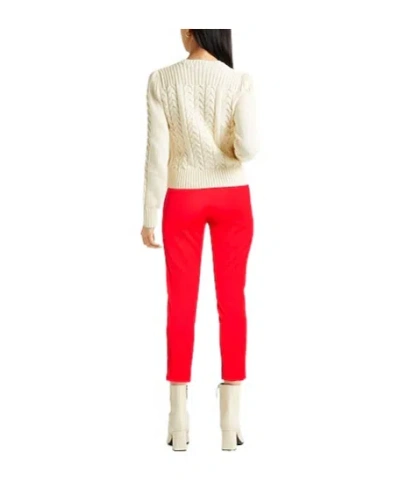 Max Mara Fitted Stretch Cropped Trousers In Multi