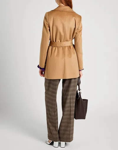 Maxco. Collared Coat In Nude