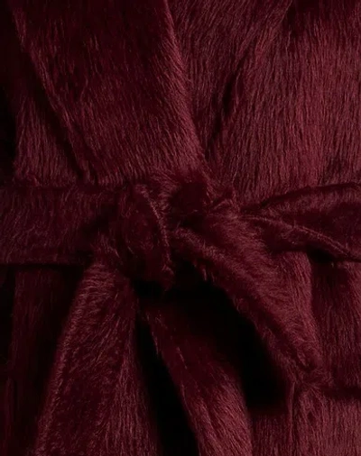 Max Mara Sleeveless Wool Coat In Brown