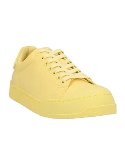 Marni Plain Colour Trainers In Yellow