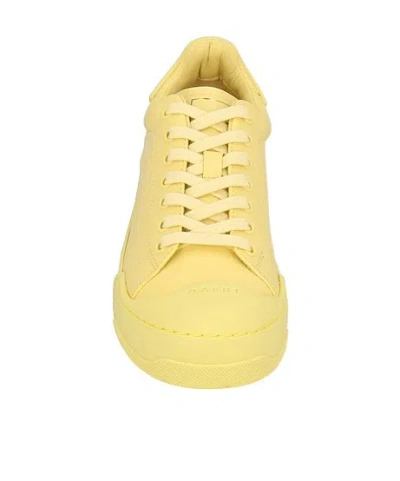 Marni Plain Colour Trainers In Yellow