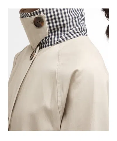 Barbour Front Button Jacket In Neutral