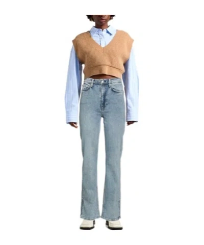 Rag & Bone Denim Boot-style Pants In Blue