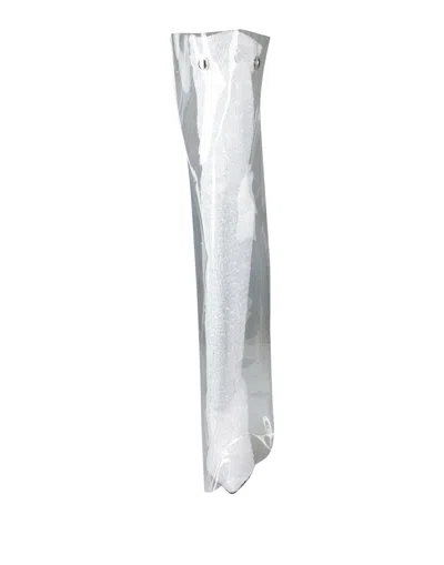 Dolce & Gabbana Sequin Embellished Stiletto Boot In Gray