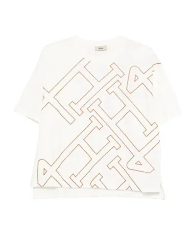 Herno Graphic T-shirt In White