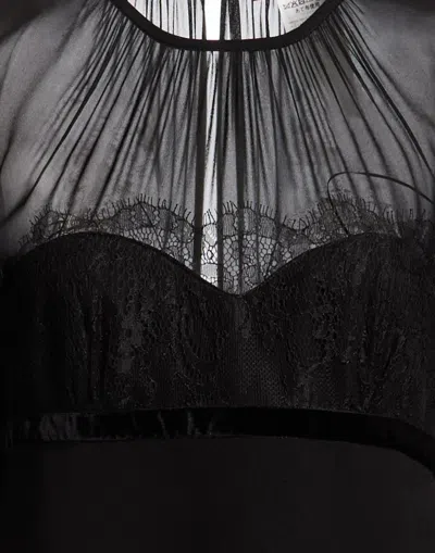 Max Mara Silk Dresses In Black