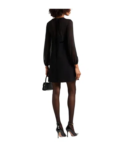 Max Mara Silk Dresses In Black