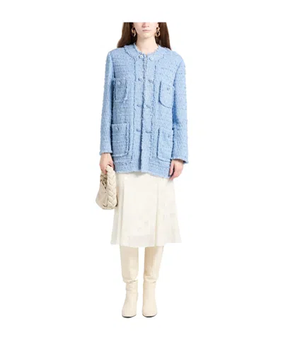 Dolce & Gabbana Solid Color Jackets In Blue