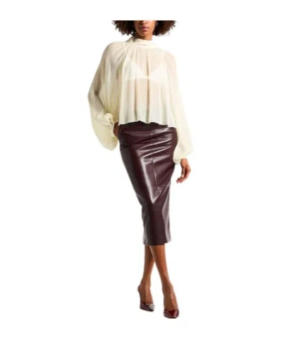 Maxco. Long Sleeve Solid Color Shirt In White