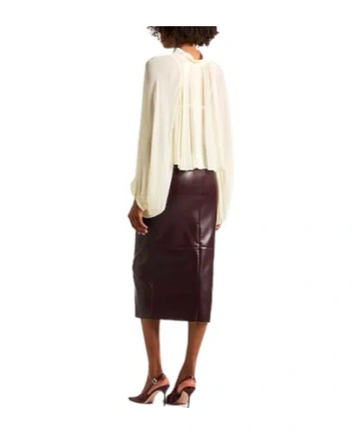 Maxco. Long Sleeve Solid Color Shirt In White