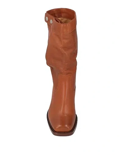 Isabel Marant Leather Calf Boot In Brown