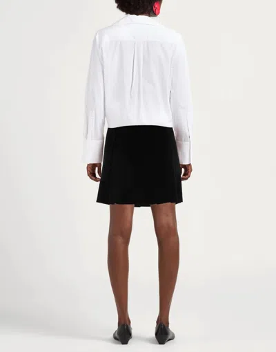 Weekend Max Mara Solid Pleated Skirt In Black