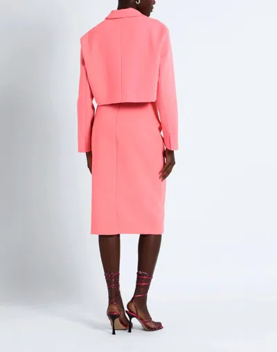 Maxco. Minimalist Solid Blazer In Pink