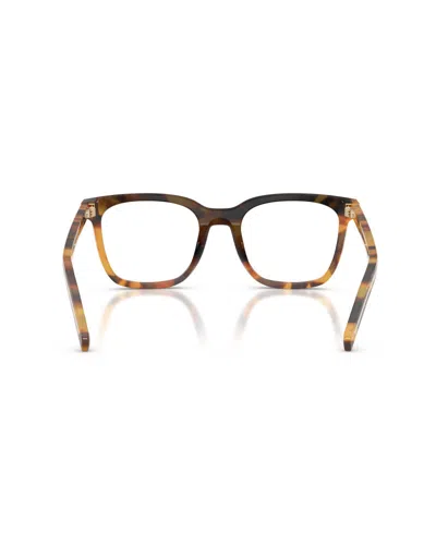 Prada Full Frame Plain Mirror In Brown
