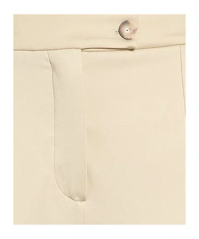 Max Mara Slim Flared Pants In Neutral