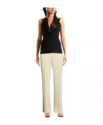 Max Mara Slim Flared Pants In Neutral