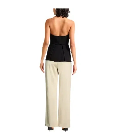 Max Mara Slim Flared Pants In Neutral
