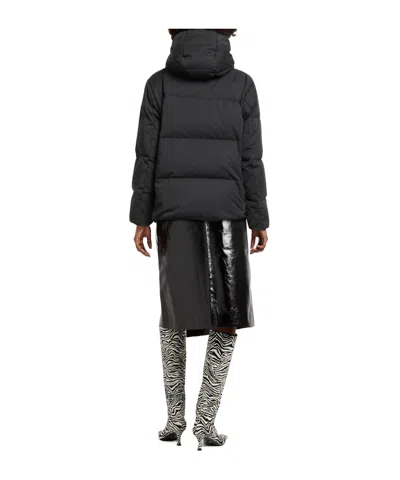 Rag & Bone Solid Color Puffer Jackets In Black