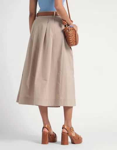 Maxco. Midi Skirts In Neutral