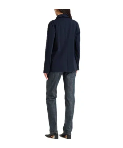 Max Mara Single-breasted Blazer In Blue