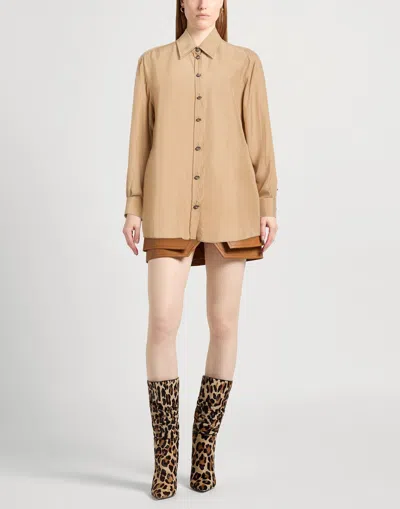 Dolce & Gabbana Solid Colour Shirts In Brown