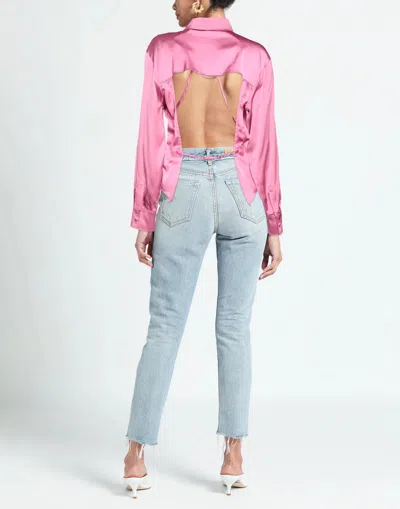 Jacquemus Solid Colour Shirts In Pink
