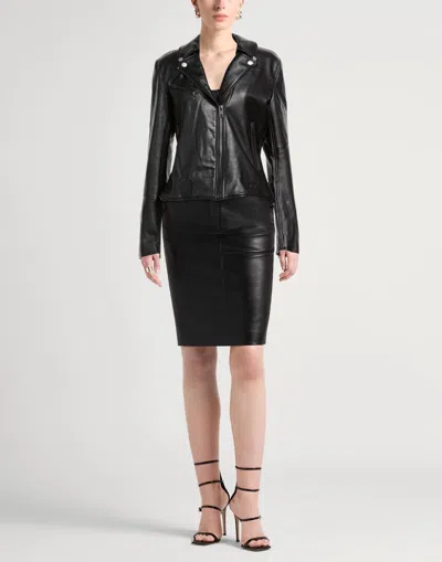 Diesel Biker Jacket In Black