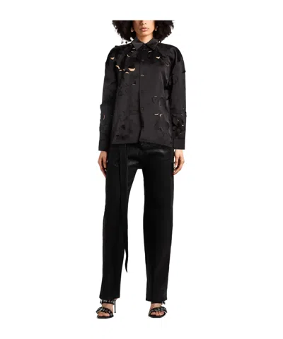 Marni Solid Colour Shirts In Black