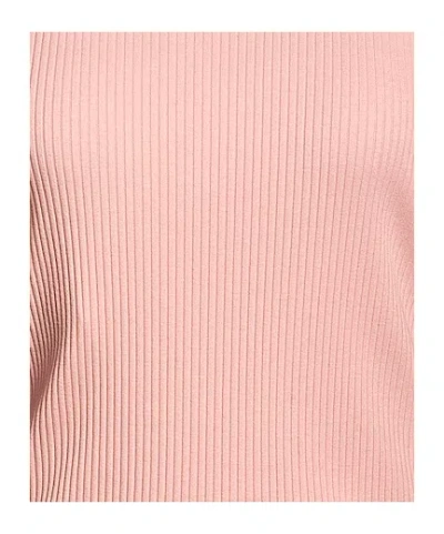 Marni Oversized Solid Color Short-sleeve T-shirt In Pink