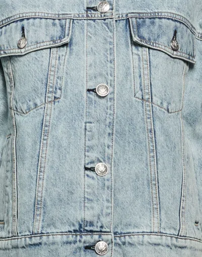 Rag & Bone Ryan Paneled Denim Jacket In Blue