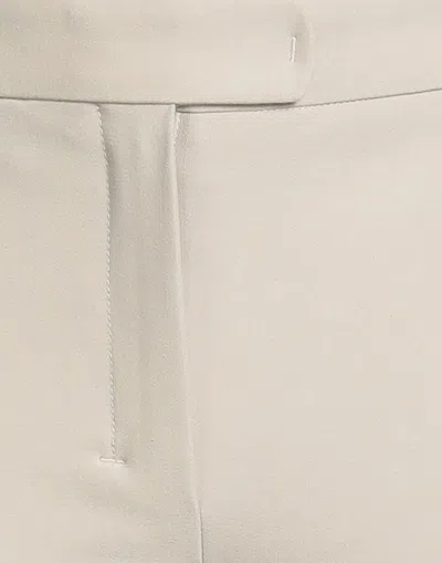 Max Mara Solid Color Casual Trousers In Neutral