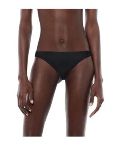 Tory Burch Solid Color Bikini Bottoms In Black