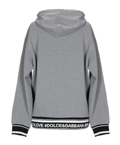 Dolce & Gabbana Solid Sweatshirt In Grey