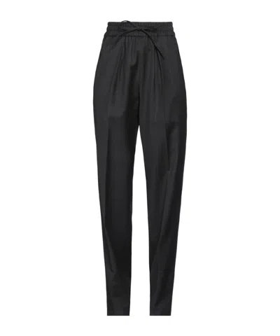 Isabel Marant Falcona Drawstring Pants In Black