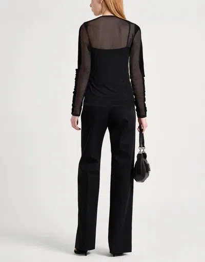 Rag & Bone Plain Colour Top In Black