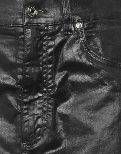 Dolce & Gabbana Solid Mini Skirt In Black