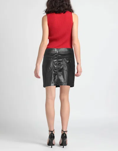 Dolce & Gabbana Solid Mini Skirt In Black