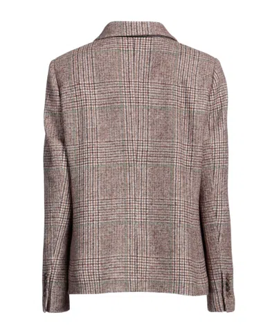 Brunello Cucinelli Double-breasted Blazer In Brown